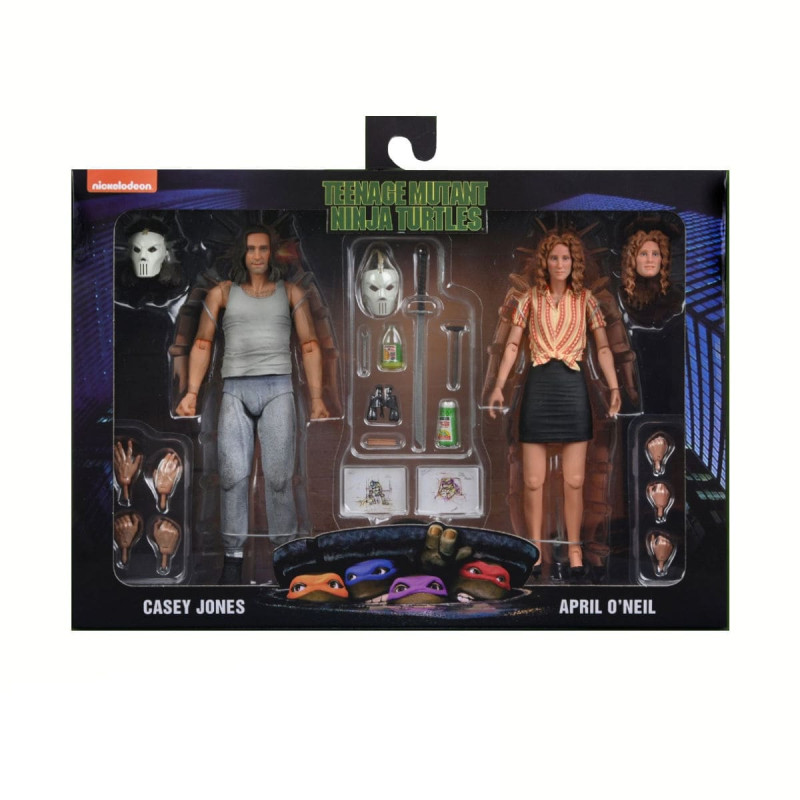 Pack 2 figurines April O'Neil et Casey Jones - TMNT Neca