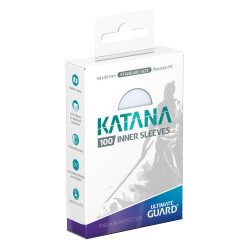 100 sleeves Katana Inner standard Transparent - Ultimate Guard