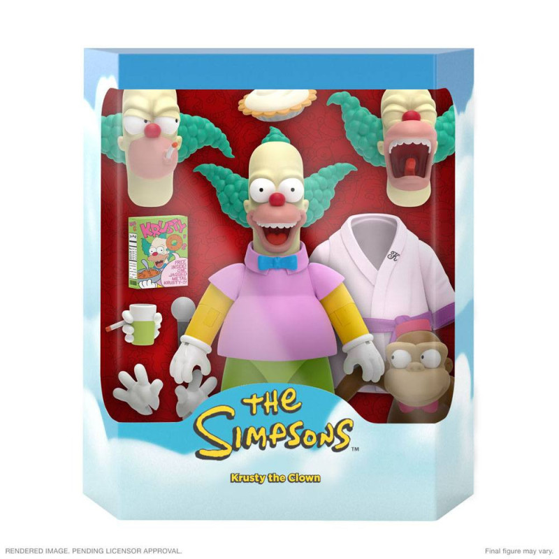Figurine Krusty the clown - Simpsons Super7 ultimates